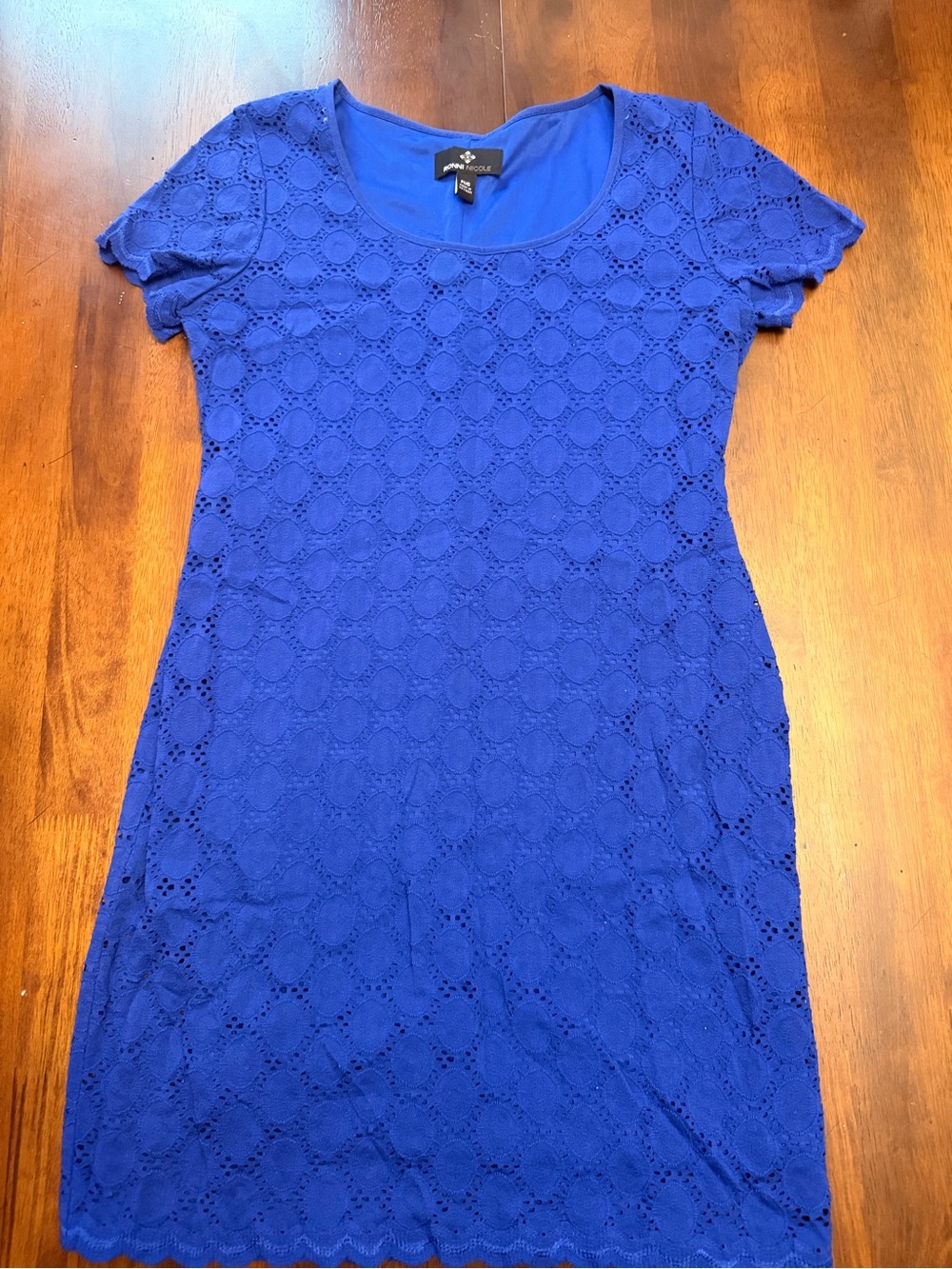 Ronni Nicole Royal Blue Shift Dress